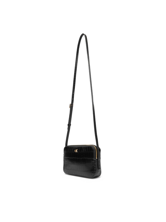 Calvin Klein Calvin Klein Soma Ck Croc Camera Bag LV04F3285G Melns