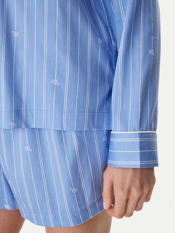 LAUREN RALPH LAUREN LAUREN RALPH LAUREN Pizsama ILN12490 Kék Regular Fit