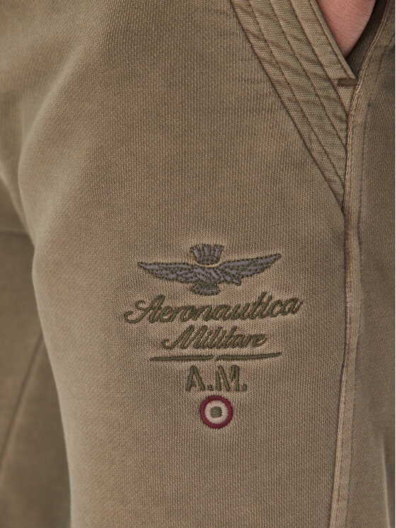 Aeronautica Militare Aeronautica Militare Szorty sportowe 251BF016F583 Khaki Regular Fit