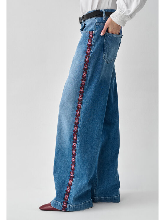 TATUUM TATUUM Jeansy DOBRAWA 1 Granatowy Wide Fit