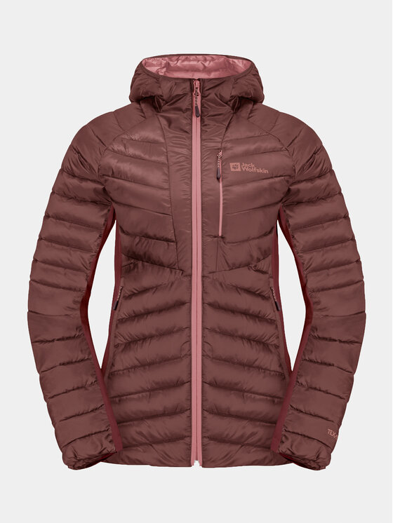 Jack Wolfskin Jack Wolfskin Outdoor jakna Routeburn Pro Ins Jkt 1207192 Tamnocrvena Regular Fit