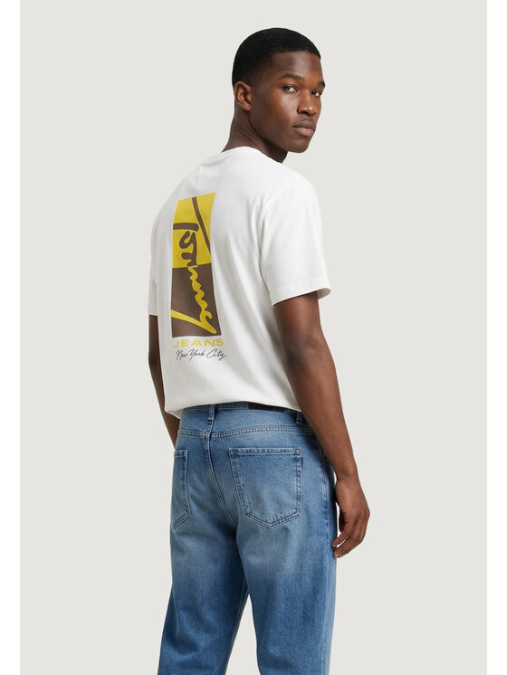 Tommy Jeans Tommy Jeans T-shirt DM0DM22532 Bianco Casual Fit