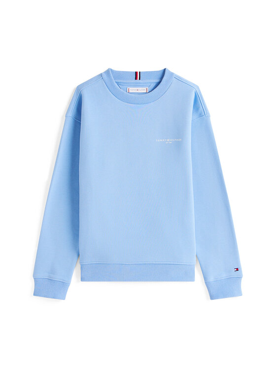 Tommy Hilfiger Tommy Hilfiger Bluză KS0KS00640 Albastru celest Regular Fit