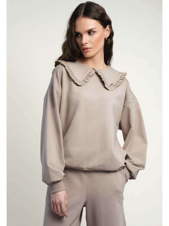 BIZUU BIZUU Bluza FALLS Beżowy Standard Fit
