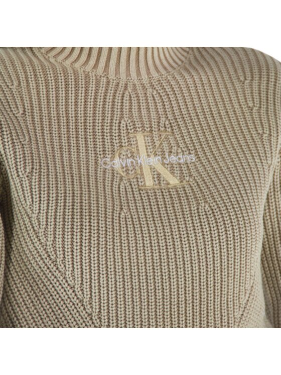 Calvin Klein Jeans Calvin Klein Jeans Maglione REGULAR Beige Regular Fit