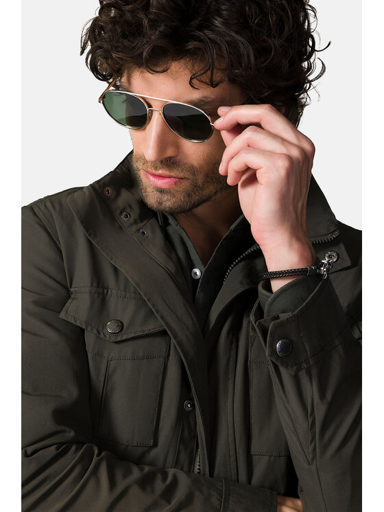 Lancerto Lancerto Kurtka przejściowa Detroit KU131123000010 Zielony Regular Fit