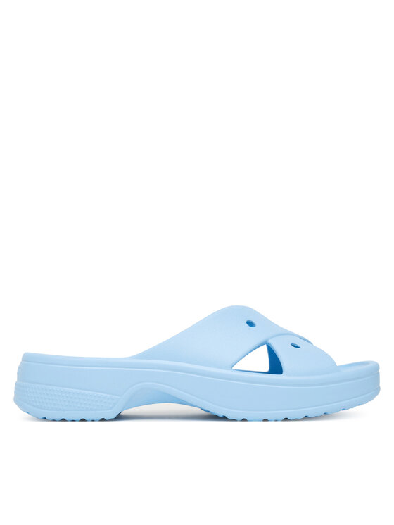 Crocs Crocs Şlapi Classic Women's Cross Strap 210840 Albastru