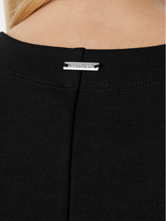 Calvin Klein Calvin Klein Kleid für den Alltag LV044G207G Schwarz Regular Fit