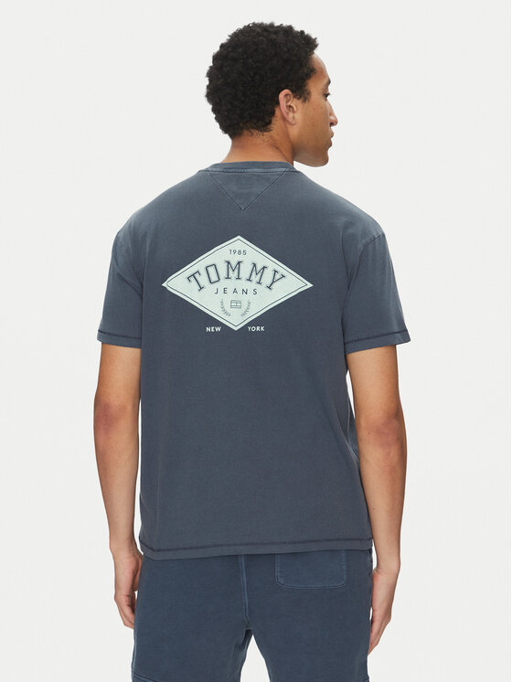 Tommy Jeans Tommy Jeans T-shirt Varsity DM0DM20806 Tamnoplava Relaxed Fit
