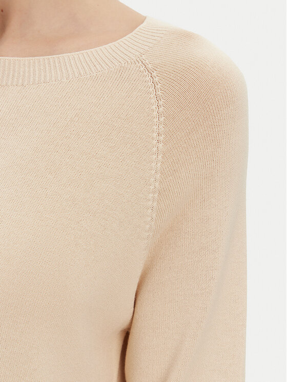 Kontatto Kontatto Sweter 3M0505C Beżowy Regular Fit