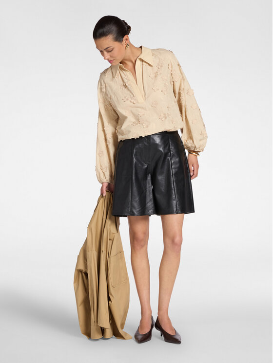 Elena Mirò Elena Mirò Bluzka 2154Z000060N002 Kremowy A-Line Fit