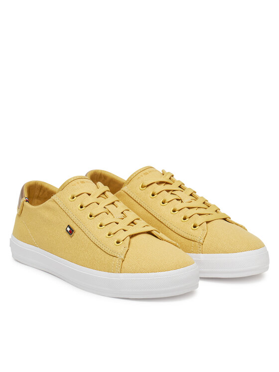 Tommy Hilfiger Tommy Hilfiger Гуменки Vulc Canvas Lace Up Sneaker FW0FW08647 Жълт