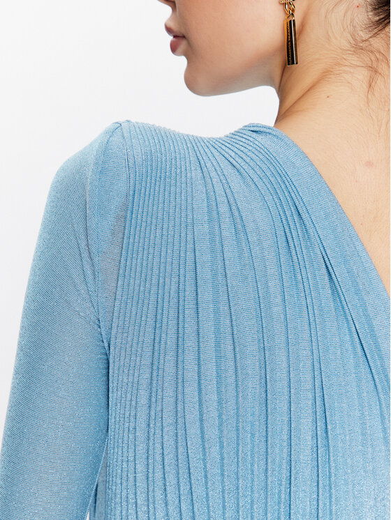 Elisabetta Franchi Elisabetta Franchi Vakarkleita AB-443-32E2-V560 Zils Regular Fit