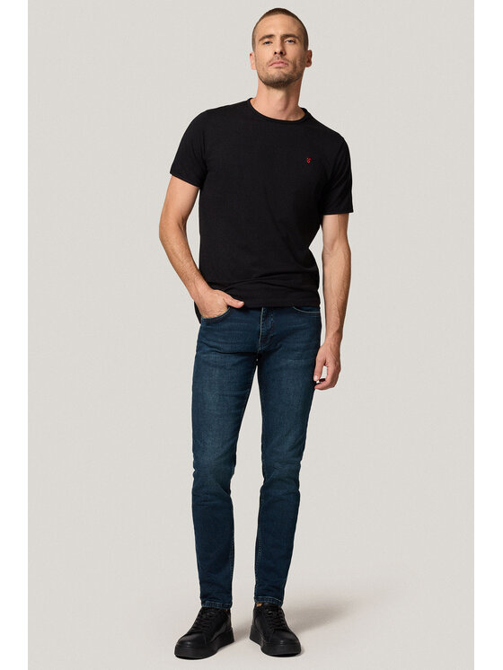 Próchnik Próchnik Jeansy PM9 SP113225000004 Granatowy Slim Fit