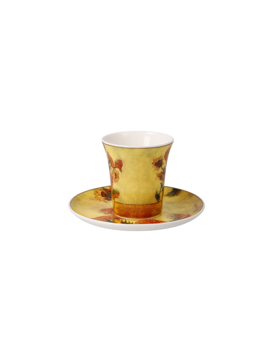 Goebel Goebel Filiżanka do espresso V. van Gogh - Drzewo migdałowca Złoty