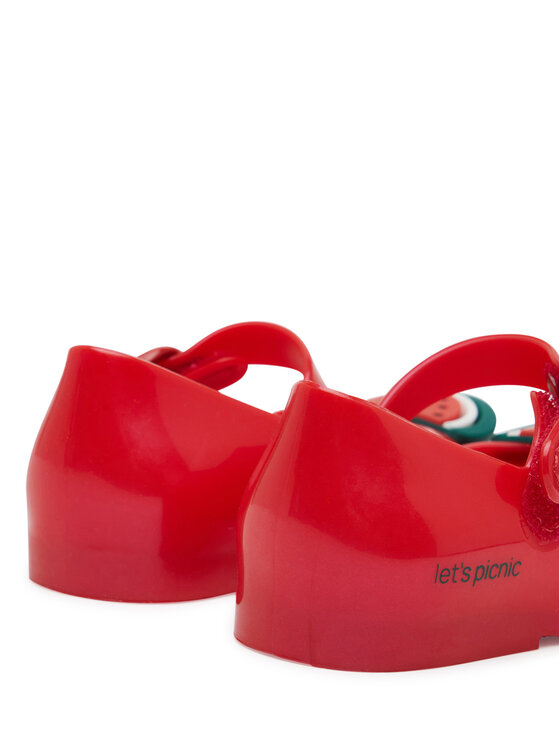 Melissa Melissa Baleriny Mini Melissa Sweet Love Picnic Bb 36009 Czerwony