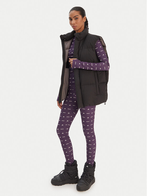 adidas adidas Bluse Moon Boot JM1104 Violett Slim Fit