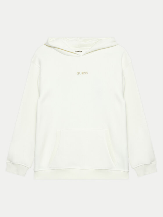 Guess Mikina J4BQ29 KCHX0 Biela Relaxed Fit