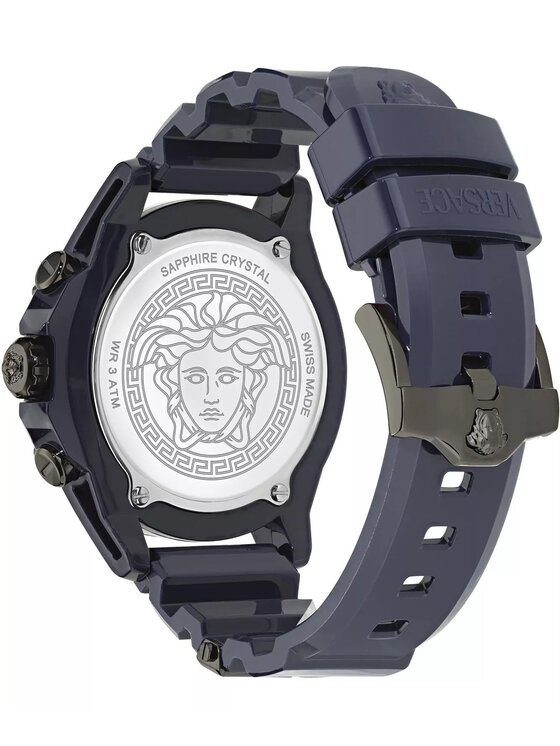 Versace Versace Zegarek VE8P00624 Niebieski