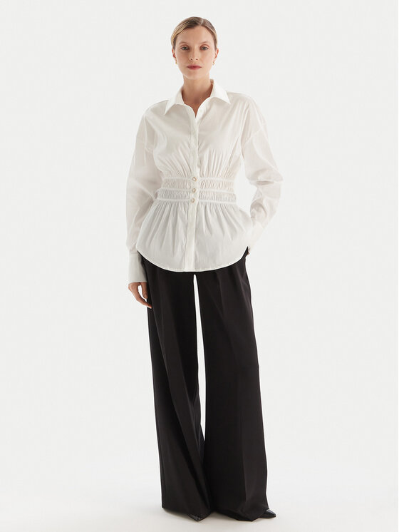 Fracomina Fracomina Camicia FS25WT6008W52001 Bianco Regular Fit