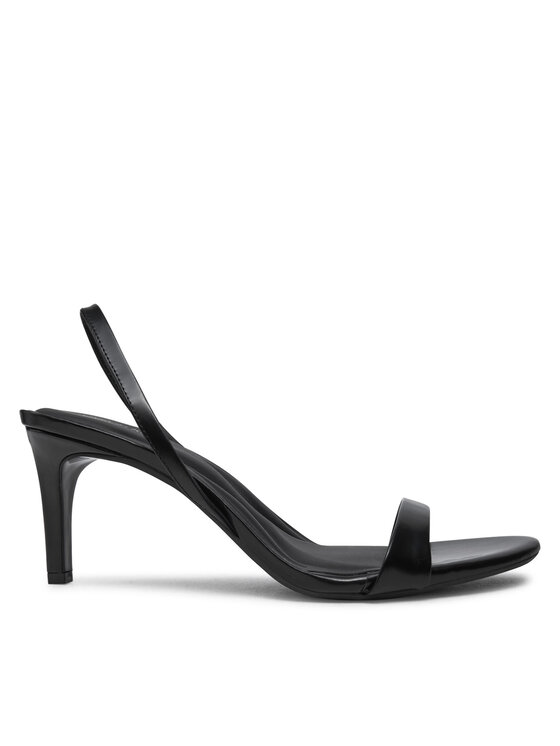 Calvin Klein Calvin Klein Basutės Heel D'Orsay Sandal 70 - Brush L HW0HW02265 Juoda