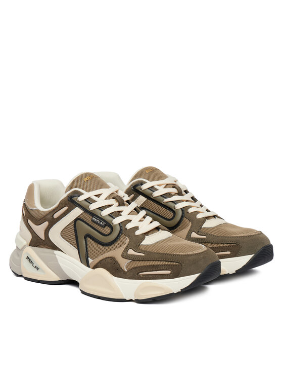 REPLAY REPLAY Sneakersy GMS9M .000.C0022T Zielony