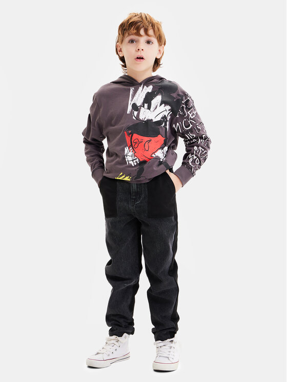 Desigual Desigual Суитшърт 23WBTK04 Сив Regular Fit