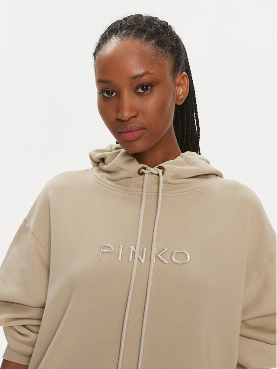 PINKO Pinko Світшот Skype 101685 A1N7 Бежевий Relaxed Fit