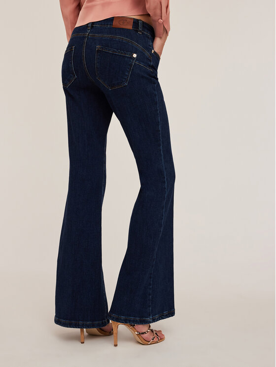 Motivi Motivi Jeansy P427Q403731N034 Niebieski Flare Fit
