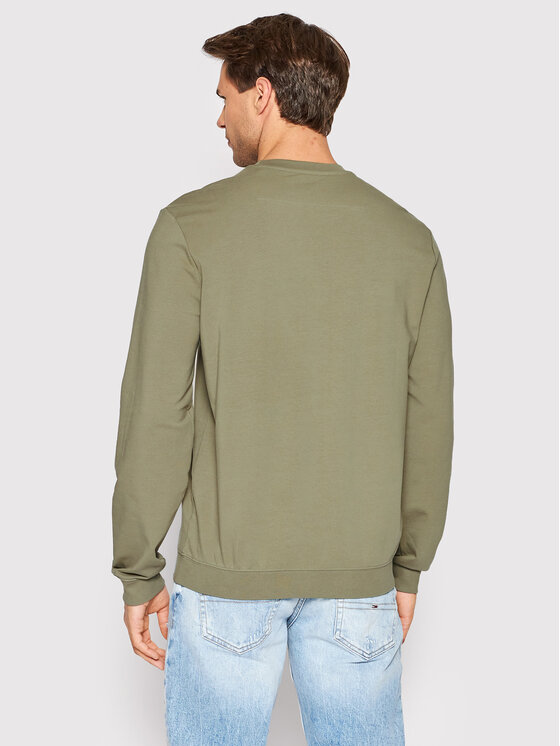 Felpa Audley M2YQ37 K6ZS1 Verde Slim Fit