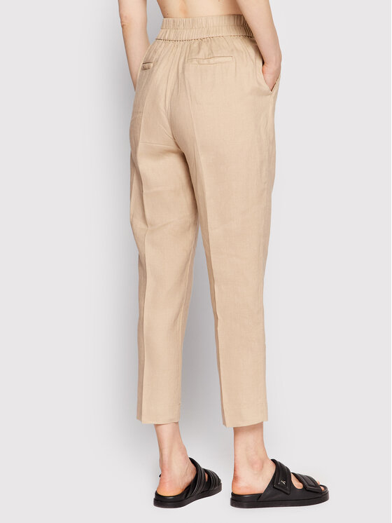 Sisley Pantaloni di tessuto 4AGHLF00S Beige Regular Fit Modivo