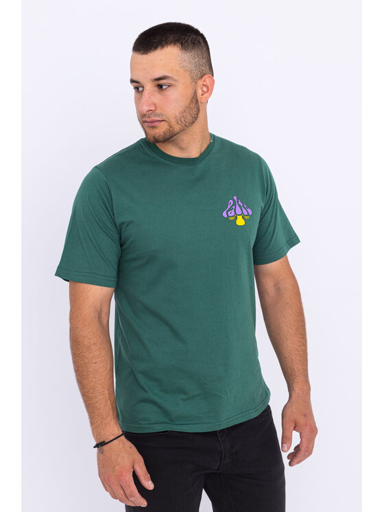 Palto Palto T-Shirt Meditate Zielony Relaxed Fit
