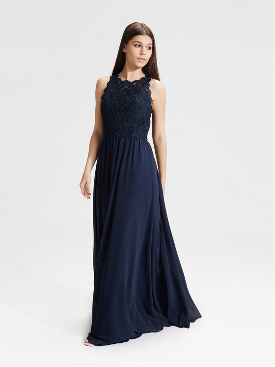Hey Kyla Hey Kyla Abendkleid 5AG046HK Dunkelblau Regular Fit