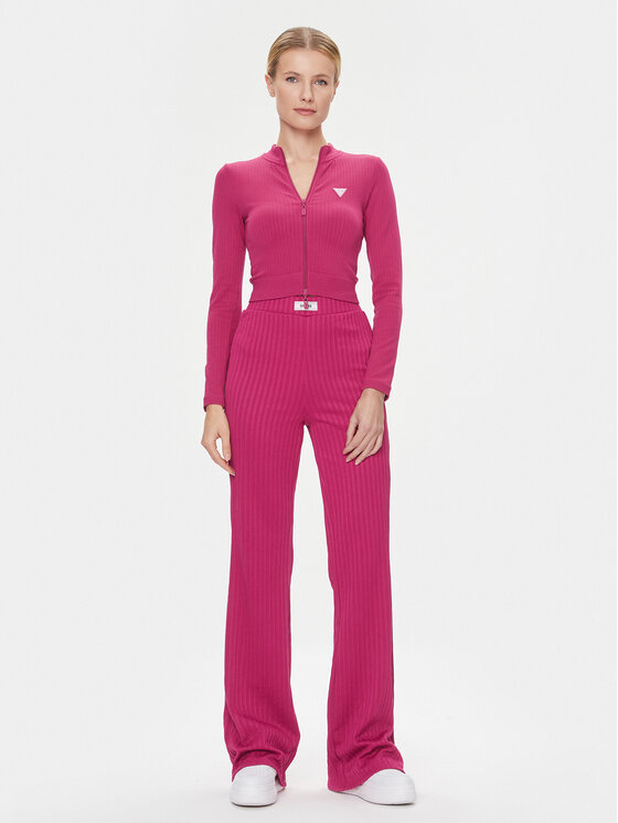 Guess Guess Felpa V4RP01 Z3CC0 Rosa Slim Fit