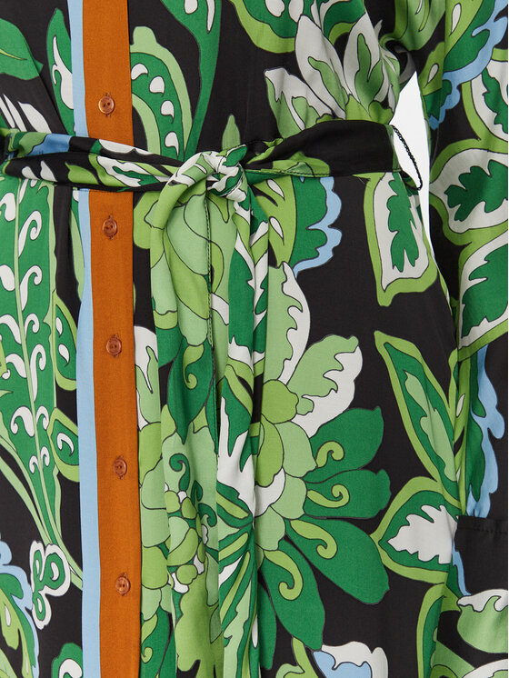 LOLA CASADEMUNT LOLA CASADEMUNT Vestito chemisier MS2516019 Verde Regular Fit