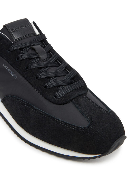 Calvin Klein Calvin Klein Sneakersy Runner Lace Up - Nylon Mix HW0HW02395 Czarny