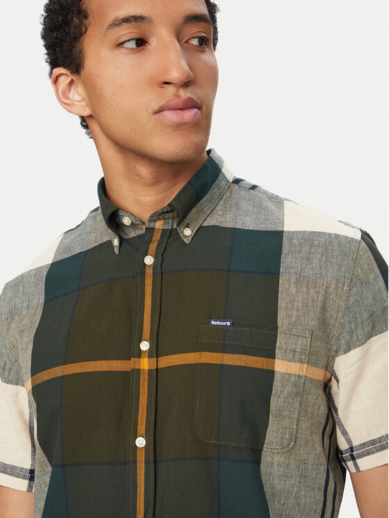Barbour Barbour Camicia Douglas MSH5077TN51 Verde Regular Fit