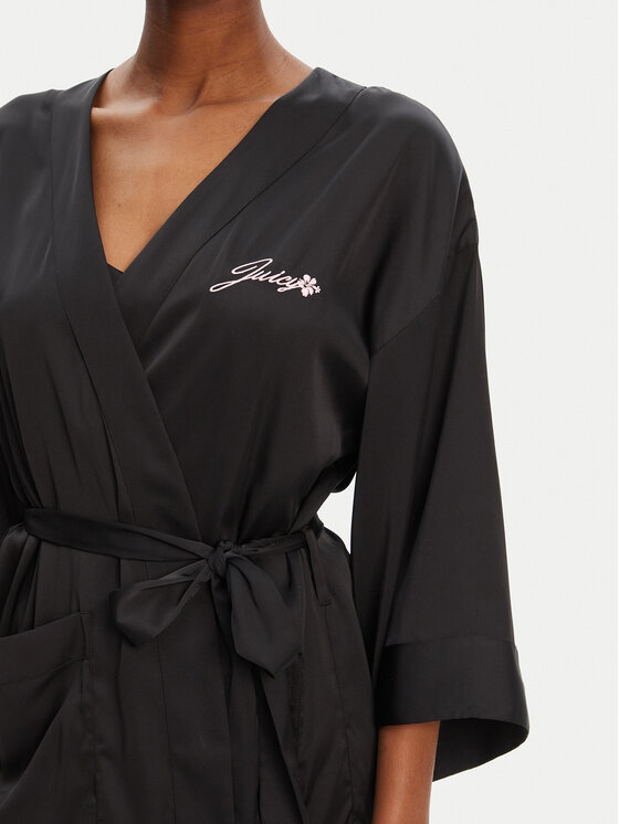 Juicy Couture Juicy Couture Kopalni plašč JCLRB125513 Črna