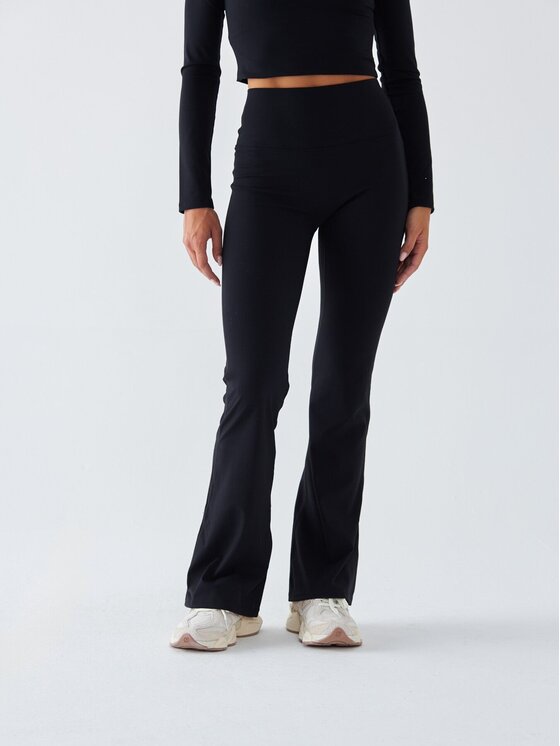 BeShaped BeShaped Legginsy Dzwony - Morning Dew Czarny Shaping Fit