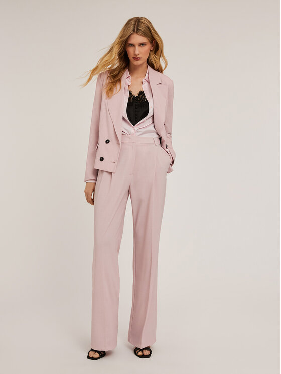 Motivi Motivi Pantaloni di tessuto P192Q003745N009 Rosa Over Fit