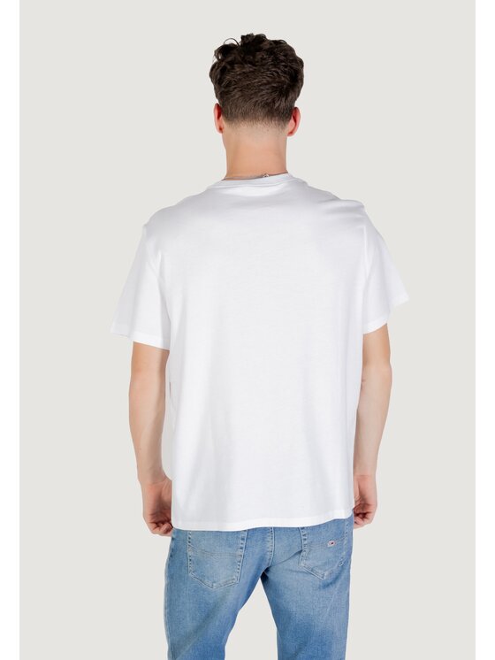 Calvin Klein Jeans Calvin Klein Jeans T-shirt SS 20s CK DEBOSS MON Bianco Casual Fit