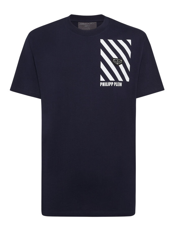 PHILIPP PLEIN PHILIPP PLEIN T-Shirt 22837 Tmavomodrá Regular Fit