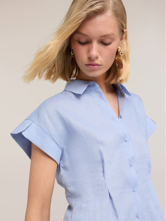 Motivi Motivi Camicia 5227W000520N004 Turchese Regular Fit