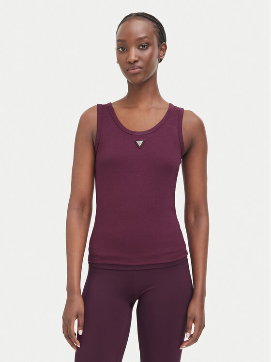 Guess Top V6YP09 K4312 Tamnocrvena Regular Fit