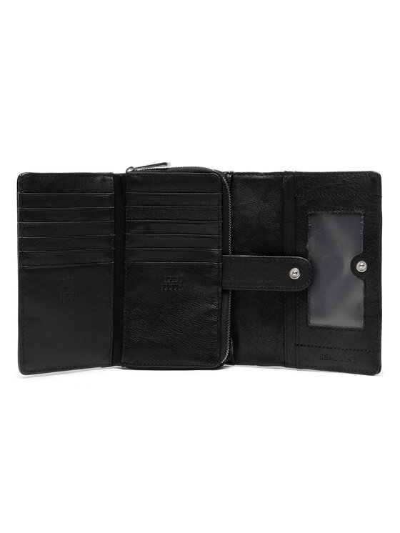 Semi Line Semi Line Große Damen Geldbörse P8229-0 Schwarz