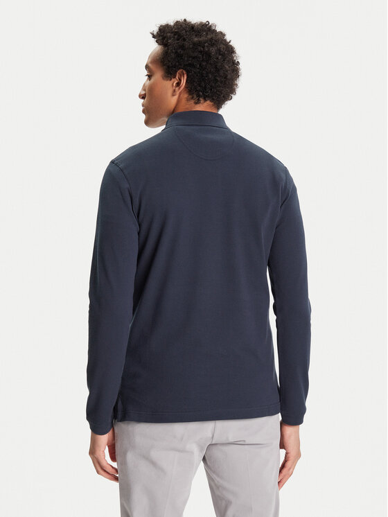 Barbour Barbour Polo Tartan MML0705NY91 Granatowy Regular Fit