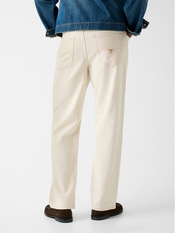 Guess Guess Jeansy 181221 Beżowy Regular Fit