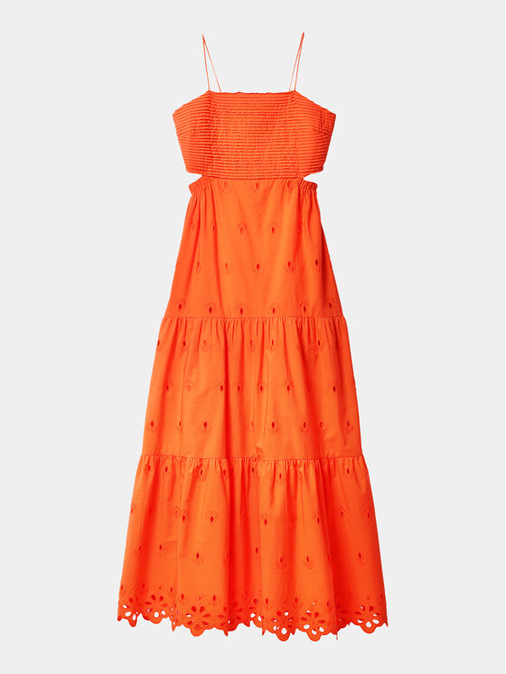 Desigual Desigual Rochie de vară Malver 24SWVW12 Portocaliu Regular Fit