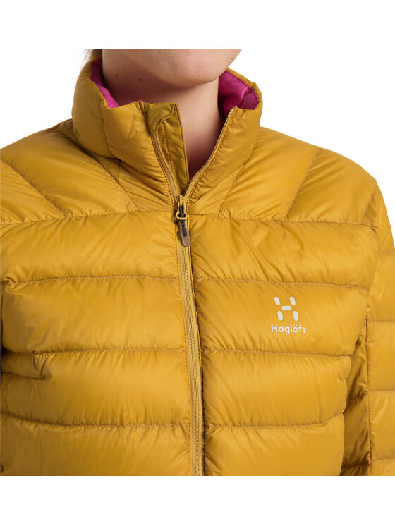 Haglöfs Haglöfs Kurtka puchowa L.I.M Down Jacket Women Żółty Regular Fit