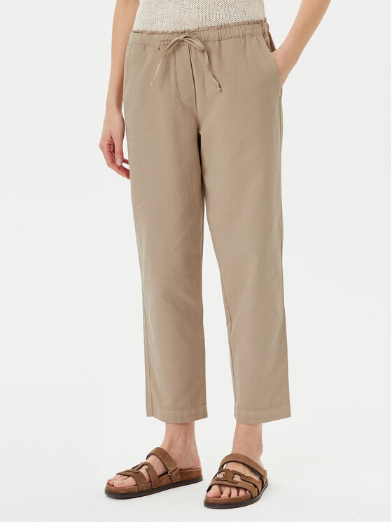 Marc O'Polo Pantaloni di tessuto M03 1340 10073 Beige Tapered Fit, taglia : 34